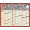 3592930028171-Calendrier bancaire illustré BOUCHUT "Fleur 16 Mois Mini" 21 x 26,5 cm Pefc 70 %--1