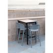 8414376808979-Table haute 70x70 cm URBAN - Ezpeleta professionnel - Anthracite--1