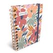 3592930026146-Agenda RDC reliure spirale année scolaire BOUCHUT "Motifs tropical" 12,5 x 17,5 cm -P_405227464_1-0