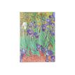 9781439796177-Bloc d'esquisse  -  20,5 x 30 cm  - 112 pages - Les iris de Van Gogh  - verte - Paperblank-P_405227642_1-0