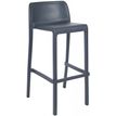 Tabouret haut empilable ATTIC - Ezpeleta professionnel - Anthracite