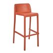 Tabouret haut empilable ATTIC - Ezpeleta professionnel - Brique