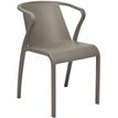 Fauteuil empilable FADO - Ezpeleta professionnel - Taupe