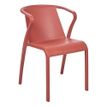 Fauteuil empilable FADO - Ezpeleta professionnel - Brique