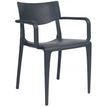 Fauteuil empilable TOWN - Ezpeleta professionnel - Anthracite