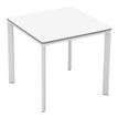 Table 80x80cm MEET - Ezpeleta professionnel - Blanc