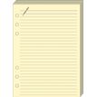 3371010084876-Quo Vadis - Recharge Organiseur - FICHES NOTES T29 Ivoire - 21x29,7 cm - Papier Clairefontaine ivoire - Fabri--0