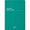 Agenda Boréal - 1 semaine sur 2 pages - 10 x 15 cm - vert - Oberthur