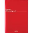Agenda de l'enseignant Boréal - 21,5 x 30 cm - rouge - Oberthur