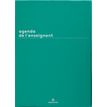 Agenda de l'enseignant Boréal - 21,5 x 30 cm - vert - Oberthur