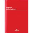 3664447217178-Agenda Boréal - 1 jour par page - 12,5 x 17,5 cm - rouge - Oberthur--0
