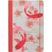Agenda à élastique Sakura - 1 semaine sur 2 pages - 17 x 24,5 cm - poissons - Oberthur