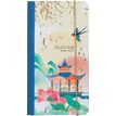 Agenda de poche à élastique Sakura - 1 semaine sur 2 pages - 9,5 x 17,5 cm - temple - Oberthur