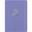 Bullet Agenda - 1 semaine sur 2 pages - 15 x 21 cm - lavande - Oberthur