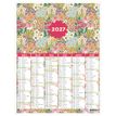 3664447224275-Calendrier Petites Fleurs - 6 mois par face - 32 x 42 cm - Oberthur--1