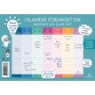 3664447221625-Calendrier d'organisation Hebdo Planning - 18 x 23 cm - 52 feuillets - Oberthur--0