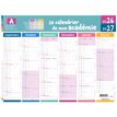 3664447225104-Calendrier de mon académie - Zone A - 6 mois par face - 32 x 42 cm - Oberthur--0