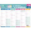 3664447225111-Calendrier de mon académie - Zone B - 6 mois par face - 32 x 42 cm - Oberthur--0