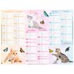 3664447218618-Calendrier Chaton - 6 mois par face - 32 x 42 cm - Oberthur--0