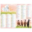 3664447218632-Calendrier Cheval - 6 mois par face - 21 x 26,5 cm - Oberthur--0