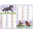 3664447218649-Calendrier Cheval - 6 mois par face - 32 x 42 cm - Oberthur--1