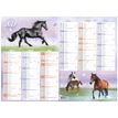 3664447218656-Calendrier Cheval - 6 mois par face - 55 x 40,5 cm - Oberthur--1