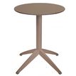 8414376945339-Table QUATRO abattante ronde Ø 60 cm - Ezpeleta - Taupe-P_405228004_1-0
