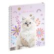 3660942087063-Cahier de textes à spirale Lovely - 17 x 22 cm - chat blanc - Exacompta-P_405228031_1-0