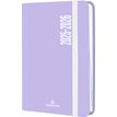 Agenda à élastique Alabama - 1 jour par page - 12,5 x 17,5 cm - lilas - Oberthur