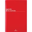 Agenda Boréal - 1 semaine sur 2 pages - 16 x 24 cm - rouge - Oberthur