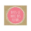 3281650479034-Créastyl - Étiquettes cadeau "Dites le avec des fleurs" - 4 cm x 3.5 cm-P_405228891_3-1