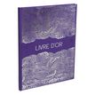 3130630473039-Exacompta - Livre d'or 100 pages tranche argent 27x22cm Japan violet--0