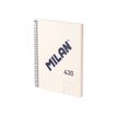 8411574110361-Milan 430 Since 1918 - Cahier de notes - reliure à spirale - A5 - 176 x 210 mm - 80 feuilles / 160 pages - -P_405229819_1-0