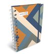 3592930028355-Agenda RDC reliure spirale année scolaire BOUCHUT "Motifs géométriques" 12,5 x 17,5 cm -P_405229847_1-0