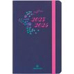 Agenda à élastique Tivoli - 1 semaine sur 2 pages - 10 x 15 cm - bleu nuit - Oberthur