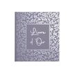 3130630473657-Exacompta Autentik - Livre d'or - 210 x 190 mm - 70 feuilles / 140 pages - papier blanc - motif floral - couverture grise et bleu-P_405229910_2-0