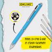 4014421320728-Stylo bille Multipen 4 in 1 Fashion Blue--3