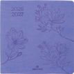 Agenda Summerside - 1 semaine sur 2 pages - 16,5 x 16,5 cm - lilas - Oberthur