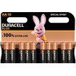 5000394146969-DURACELL piles 100% plus  - 10 piles alcalines - AA LR06 --0