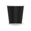 3614300009396-Les Artistes Timeless - Tasse en porcelaine nid d'abeille - 80 ml - noir-P_405230171_1-0