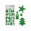 3134725024656-Cléopâtre - Jeu d'adhésifs de décoration - 27 pièces - noël - 10 - 40 mm - vert - no-P_405230463_3-0