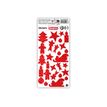 3134725024663-Cléopâtre - Jeu d'adhésifs de décoration - 27 pièces - noël - 10 - 40 mm - rouge - n-P_405230464_2-1