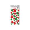 3134725024670-Cléopâtre - Jeu d'adhésifs de décoration - 32 pièces - noël - 10 - 40 mm - vert, rou-P_405230465_2-2