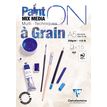 3329689759748-Clairefontaine - PaintON à grain - bloc encollé - A5 - 15 feuilles - 250g-P_405230686_1-0