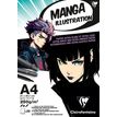 3329689761635-Clairefontaine - Illustration Manga - bloc encollé - A4 - 20 feuilles - 250g-P_405230689_1-0