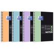 3020120222493-Oxford etudiants - Cahier Notebook 185x250 - 160 pages - Grands carreaux (seyes) - Double spirale - Disponible dans différente--0