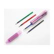 4902505532870-Frixion Ball 4 Couleurs - Roller encre gel effaçable - corps rose - pointe fine-P_405231054_7-4