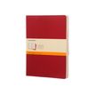 9788862931076-Moleskine Cahier - Journal - reliure cousue - XL - 190 x 250 mm - papier ivoire - ligné - couverture rouge c-P_405231357_2-0