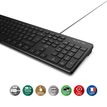 3700527304250-Mobility Lab - Clavier filaire BUSINESS + 2 HUB USB intégré - Azerty - noir--3