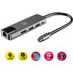 3700527313009-Mobility Lab - Hub Adapter USB-C 5-en-1  - 100W - gris sideral--2